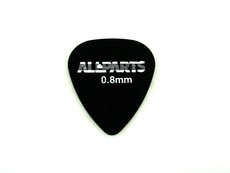 Allparts Electric Guitar Medium 0.80mm PVC Plectrums - Black (Pack of 144)