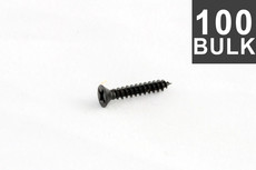 Allparts Electric Guitar Short Humbucking Pickup Mounting Ring Screws - Black (Pack of 100)