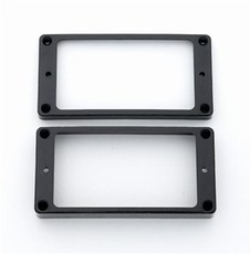 Allparts Electric Guitar Vintage Clone Humbucker Pickup Mounting Ring Set (Aged Black)