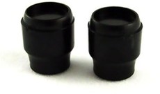 Allparts Electric Guitar Vintage Style Plastic Pickup Selector Tip for Fender USA Telecaster Style Guitars - Black (Pack of 2)