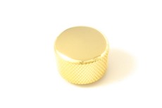 Allparts Guitar Brass Cupcake Control Knobs with Set Screw (Gold)