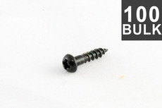 Allparts Guitar Small Machine Head Screws for Enclosed Machine Heads - Black (Pack of 100)