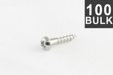 Allparts Guitar Small Machine Head Screws for Enclosed Machine Heads - Chrome (Pack of 100)