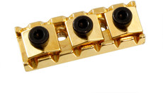 Allparts Left-Handed Electric Guitar Floyd Rose Style Locking Nut (Gold)