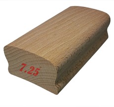 Allparts LT-4870 7.25 Inch Radius Wood Sanding Block (Natural)