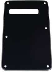 Allparts PG-0557 Electric Guitar 3-Ply Backplate with Slotted Hole (Black)