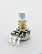 Bourns 250K Split Shaft Mini Audio Potentiometer (Nickel)