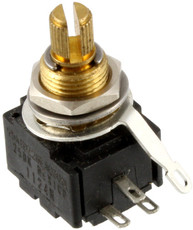 Bourns 500 Premium Series 250K Split Shaft Audio Potentiometer (Nickel)