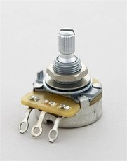 CTS 250K Split Shaft No-Load Tone Potentiometer (Nickel)