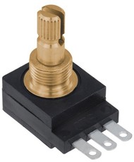 CTS 250K Split Shaft Sealed Premium Audio Potentiometer (Brown and Black)