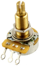 CTS 250K Split Sharf Long Thread Audio Potentiometer (Nickel)