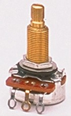 CTS 25K Split Shaft Long Threaded Audio Potentiometer (Nickel)