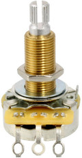 CTS 500K Split Shaft Long Threaded Audio Potentiometer (Nickel)