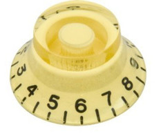 DiMarzio DM2101CR Bell Replacement Control Knob - 0-10 (Cream)