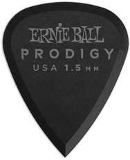 Ernie Ball Prodigy 1.5mm Standard Deldrin Guitar Plectrum (Black)