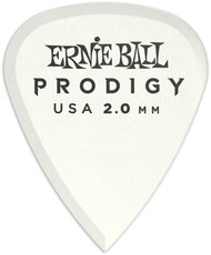 Ernie Ball Prodigy 2.0mm Standard Delrin Guitar Plectrum (White)