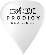 Ernie Ball Prodigy 2mm Sharp Guitar Pick (White)