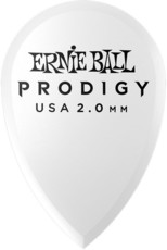 Ernie Ball Prodigy 2mm Teardrop Guitar Pick (White)