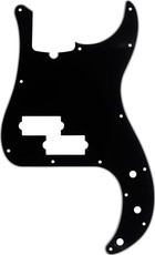 Fender 13-Hole Multi-Ply Modern-Style Precision Bass Guitar Pickguard (Black)