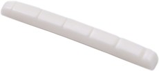 Fender Stratocaster and Telecaster Pre-Slotted Melamine String Nut (White)