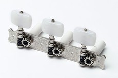 Gotoh 35G620 35G Series Classical Guitar Machine Heads with Plastic Buttons (Nickel)