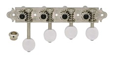 Gotoh Mandolin F Style Reverse Tuning Machine Heads Set with Round Buttons (Nickel)