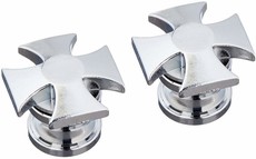 Grover Guitar and Bass Iron-Cross Strap Lock System (Chrome)