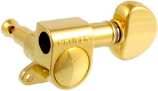 Grover Mini Rotomatics Guitar 3 A-Side Mini Machine Heads Set (Gold)