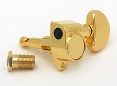 Grover Rotomatic Guitar 3 A-Side Machine Heads Set (Gold)