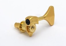 Hipshot HB6Y UltraLite Series Bass Guitar Bass or Treble Side Single Machine Head with Y Button (Gold)