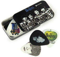 Planet Waves 1CAB4-15BT3 The Beatles Signature Medium Guitar Pick Tins - Sgt. Peppers (Set of 15)