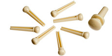 Planet Waves PS11 Plastic Bridge and End Pin Set of 7 (Ivory)