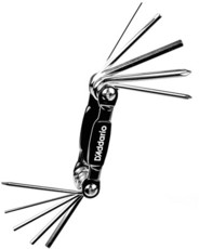 Planet Waves PW-GBMT-01 Guitar and Bass 10-In-1 Multi-Tool (Black)