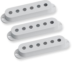 Seymour Duncan Stratocater Pickup Covers with No Logo - Set (White)