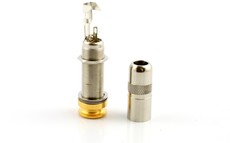 Switchcraft 1/4 Inch Stereo End Pin Input Jack (Gold)