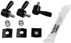 Tone Vise Electric Guitar Locking Nut with Keyless Locks for Floyd Rose Style Bridges (Black)