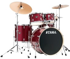 Tama IE52KH6W-CPM Imperialstar 5pc Acoustic Drum Kit with Hardware - Candy Apple Mist (22 10 12 16 14 Inch)