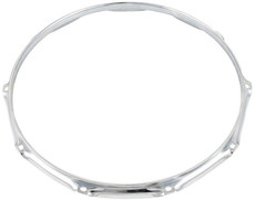 Gibralta 14 Inch 10 Lug Snare Drum Hoop (Silver)