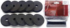 Stagg SPRF3-10 10pc Hi-Hat Seat Felt Washer (Black)