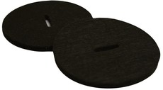 Zildjian P0756 Orchestral Felt Pads - Black (Pair)