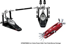 Tama Iron Cobra 900 Series Power Glide Double Bass Drum Pedal (25th Anniversary Bonus Package)