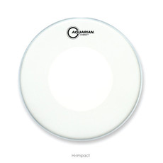 Aquarian Hi-Impact Series 13 Inch Texture Coated Snare Batter Drum Head with Power Dot