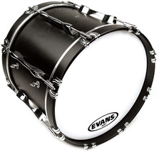 Evans BD18MX1W 18 Inch MX1 White Marching Bass Drum Batter Drum Head