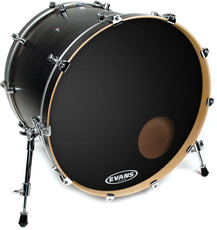 Evans BD18RB 18 Inch EQ3 Reso Black Bass Drum Resonator Drum Head