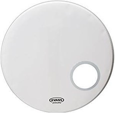 Evans BD22RGCW 22 Inch EQ3 Coated White Bass Drum Resonator Drum Head