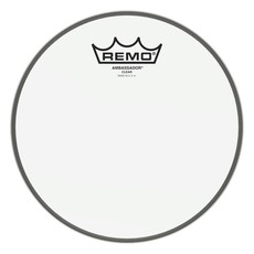 REMO BA-0308-00 8 Inch Ambassador Clear Tom Batter Drum Head