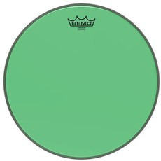 REMO BE-0314-CT-GN Emperor Colortone Green Series 14 Inch Tom Batter Drum Head (Green)