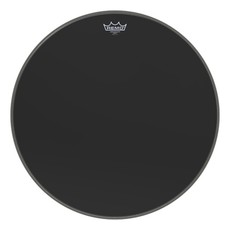 REMO ES-1022-00 22 Inch Ambassador Ebony Bass Drum Batter Drum Head