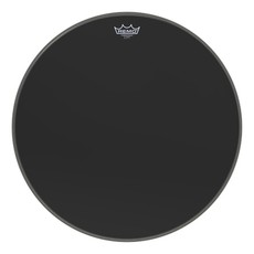 REMO P3-1022-ES 22 Inch Powerstroke P3 Ebony Bass Drum Resonator Drum Head