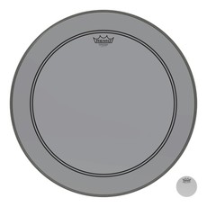 REMO P3-1322-CT-SM Powerstroke P3 Colortone Smoke Series 22 Inch Bass Drum Batter Drum Head (Smoke)